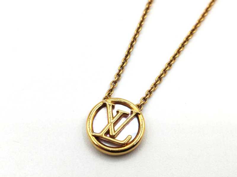 ルイヴィトン買取 コリエ L TO V ネックレス M80259